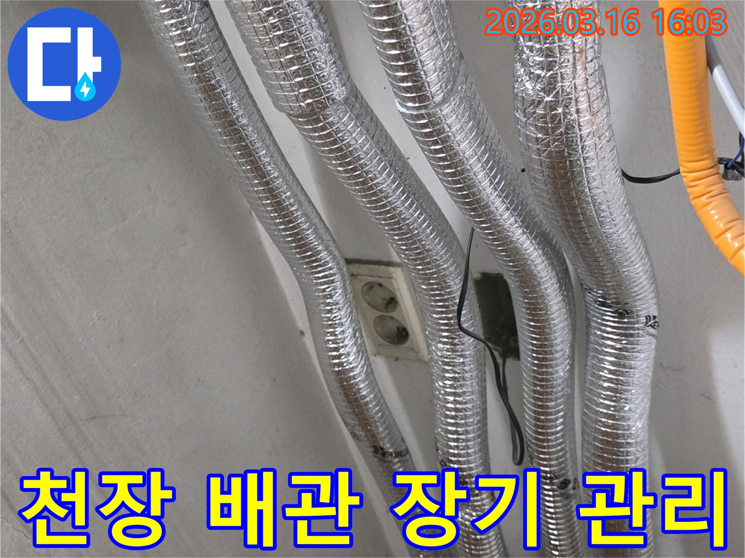 누수 전문 엔지니어가-천장 배관의 정기적인 관리가-건물 수명 연장에-얼마나 중요한지-설명하는 모습입니다.