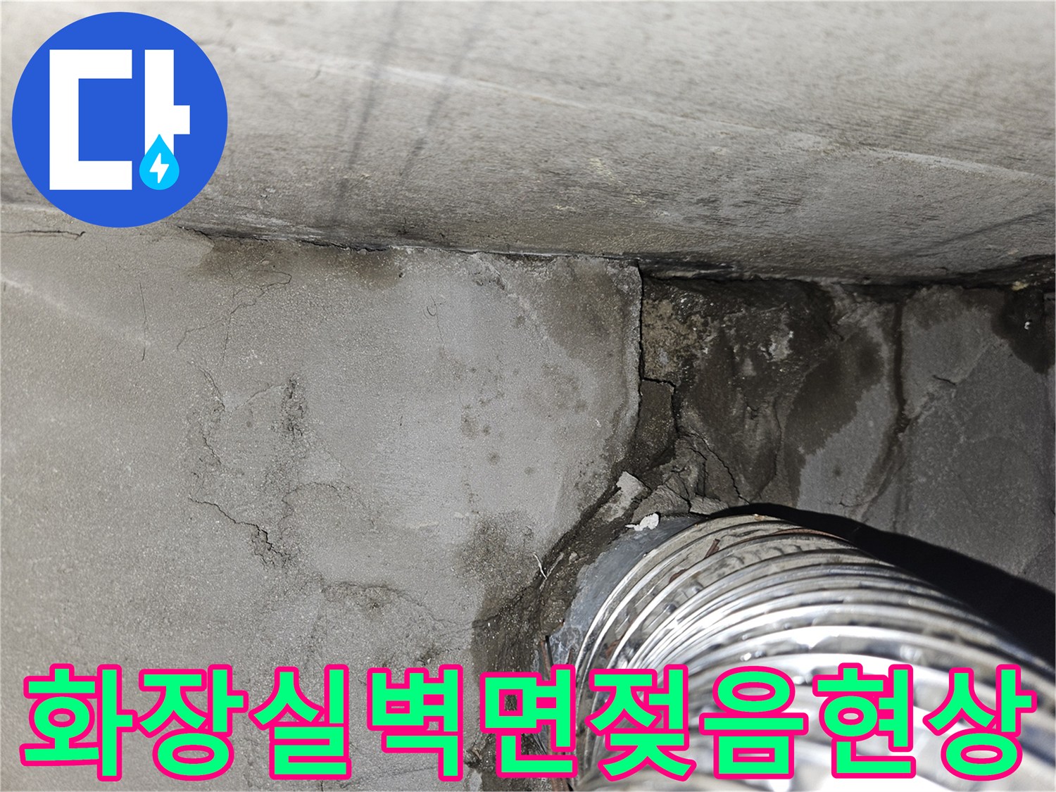 양천구 화장실 벽면 배관 주변의 습기 및 곰팡이 상태