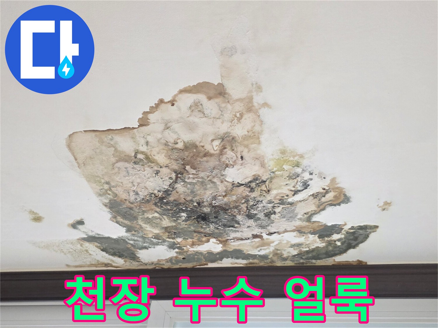 아파트-천장-석고보드-누수-흔적