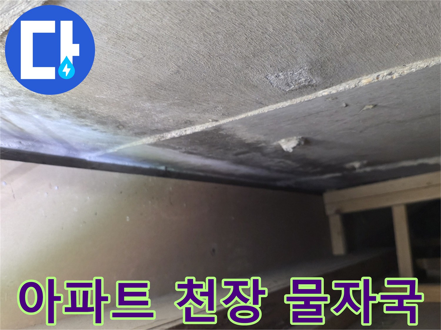 분당 구미동 아파트-천장 부위의 습기 및 얼룩 현상