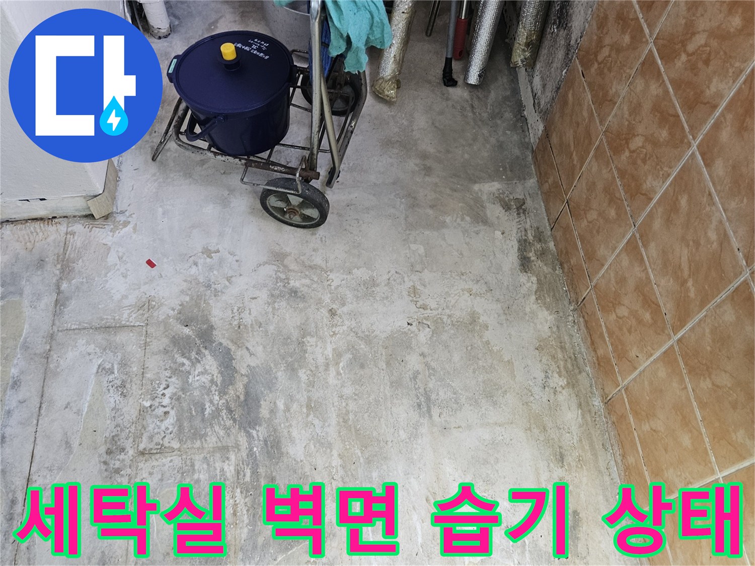 성북구-돈암동-아파트-세탁실-벽면-습기-및-얼룩-상태