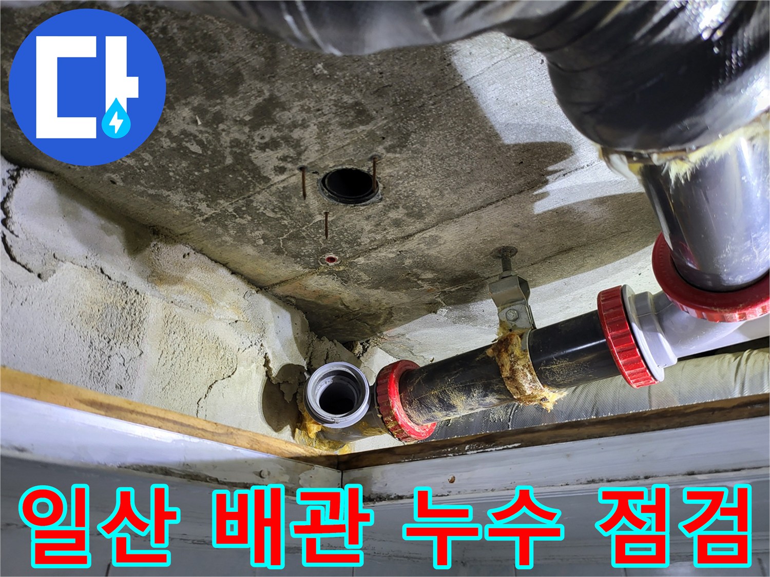 일산동구-화장실-천장-배관-누수-진단-현장